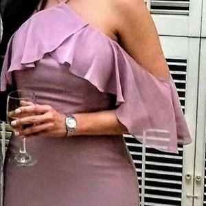 This Mori Lee 21551 dress in desert rose, size 2.